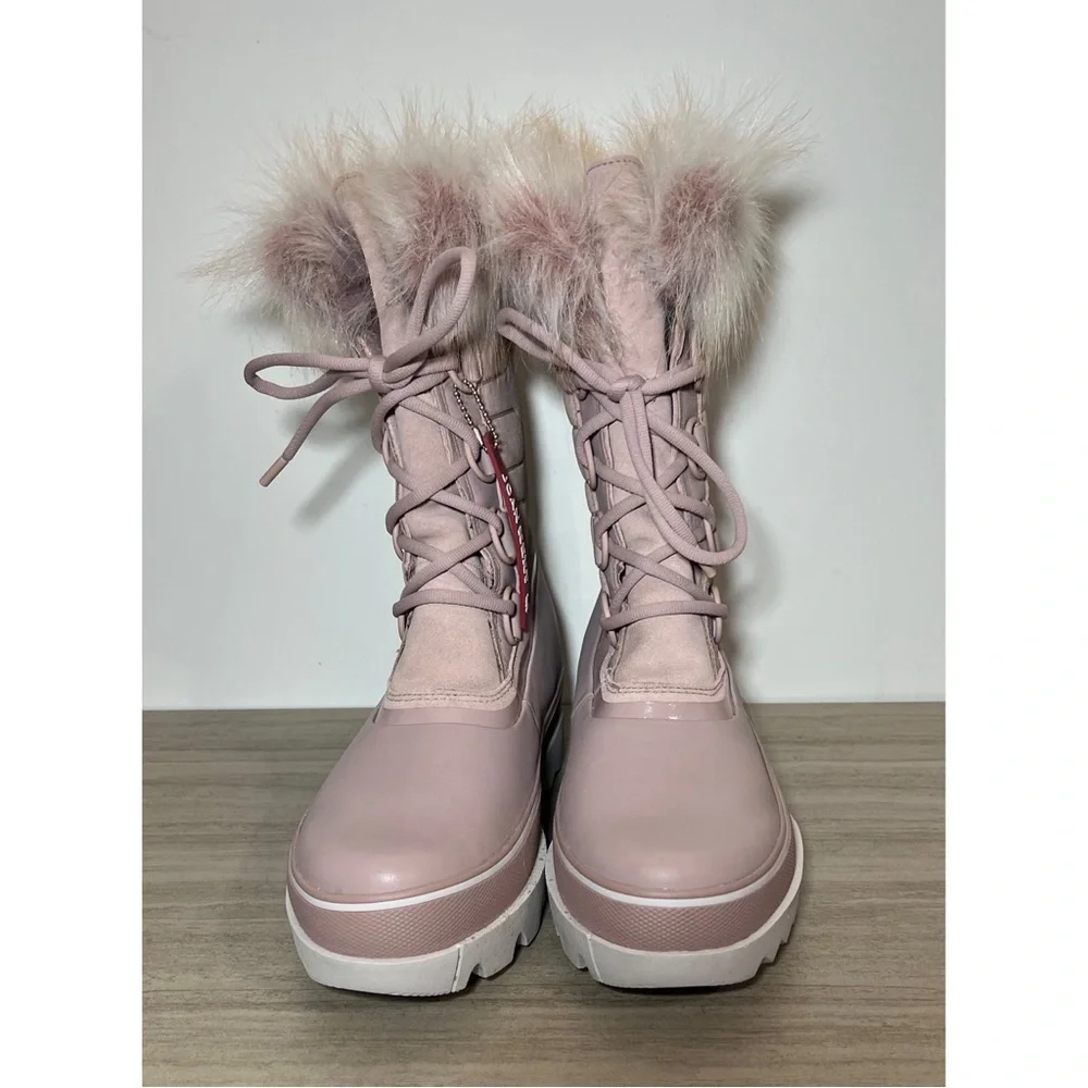 NEW Sorel Joan of Arctic Next Boots faux fur Pink Size 9.5